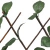 Vrbový trelážový plot 5 ks s umělými listy 180 x 30 cm 147751