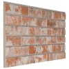 3D nástěnné panely design červené cihly 10 ks EPS 149581