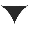 Stínící plachta oxfordská látka trojúhelníková 4x5x6,4 m černá 135789