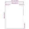 Sprchová roleta 140 x 240 cm bublinkový vzor 142868