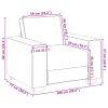 Křeslo 60 cm z lnu 4105155