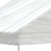 Altán se střechou bílý 6,69 x 5,88 x 3,75 m polyethylen 3155519