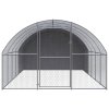 Venkovní klec pro kuřata 3 x 6 x 2 m pozinkovaná ocel 3095474