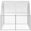 Venkovní klec pro kuřata 3 x 6 x 2 m pozinkovaná ocel 3095474