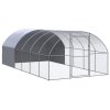 Venkovní klec pro kuřata 3 x 6 x 2 m pozinkovaná ocel 3095474