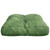 Poduška na palety vzor listů 60 x 40 x 12 cm textil 360576