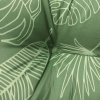 Poduška na palety vzor listů 60 x 40 x 12 cm textil 360576