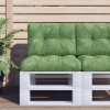Poduška na palety vzor listů 60 x 40 x 12 cm textil 360576