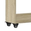 Skříňka na kolečkách dub sonoma 60x22x79 cm kompozitní dřevo 840417