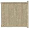 Noční stolky 2 ks dub sonoma 40 x 30 x 30 cm kompozitní dřevo 801060
