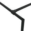 Sprchová zástěna walk-in černá 100 x 195 cm čiré ESG sklo 152147