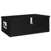 Úložný box černý 90 x 47 x 33,5 cm hliník 152255