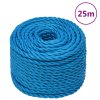 Pracovní lano modré 10 mm 25 m polypropylen 152972