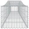 Klenutý gabionový koš 400 x 50 x 40/60 cm pozinkované železo 153412