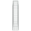 Klenutý gabionový koš 150 x 30 x 120/140 cm pozinkované železo 153446