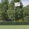 Sekční vlajkový stožár stříbrný 6,23 m hliník 153562