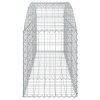 Klenutý gabionový koš 200 x 50 x 60/80 cm pozinkované železo 153473