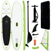Nafukovací Stand Up Paddleboard s plachtou zeleno-bílý 92735