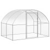 Venkovní klec pro kuřata 3 x 4 x 2 m pozinkovaná ocel 3095473
