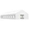 Altán se střechou bílý 20,07 x 5,88 x 3,75 m polyethylen 3155501