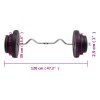 Zakřivená tyč se závažím 60 kg 3145019