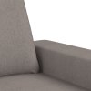 3místná pohovka s podnožkou taupe 180 cm textil 3201158