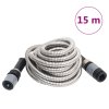 Zahradní hadice s tryskou stříbrná 0,6" 15 m nerezová ocel 154511