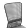 Kancelářská židle šedá 44 x 52 x 100 cm síťovina textil 289515