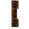 Koupelnová skříňka kouřový dub 30x30x190 cm kompozitní dřevo 831529