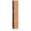 Koupelnová skříňka kouřový dub 30x30x190 cm kompozitní dřevo 831529