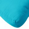 Podušky na palety 2 ks tyrkysové textil 360710