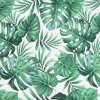 Podušky na židli 6 ks vzor listů 40 x 40 x 3 cm textil 361004
