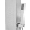 Sprchový panel set z nerezové oceli s čtvercovým designem 142371