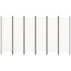 6dílný paraván bílý 300 x 180 cm 320727