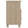 Noční stolky HAMAR 2 ks medově hnědé 40x35x62 cm masivní dřevo 340416