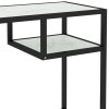 PC stůl bílý mramor 100 x 36 x 74 cm tvrzené sklo 331624