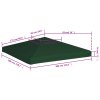 Náhradní střecha na altán 310 g/m² 3 x 3 m zelená 44779