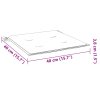 Podušky na zahradní židli 4 ks modré 40x40x3 cm látka oxford 47591