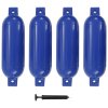 Lodní nárazník 4 ks modrý 51 x 14 cm PVC 92377