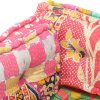 Poduška na pohovku z palet vícebarevná textil patchwork 287722