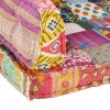 Poduška na pohovku z palet vícebarevná textil patchwork 287722