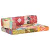 Poduška na pohovku z palet vícebarevná textil patchwork 287722