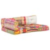 Poduška na pohovku z palet vícebarevná textil patchwork 287722