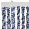 Závěs proti hmyzu modrobílý 56 x 200 cm Chenille 315126