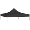 Střecha k party stanu 3 x 3 m černá 270 g/m² 315325
