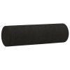 Dekorační polštáře 2 ks černé Ø 15 x 50 cm textil 349505