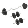 Sada činek barbell a dumbbell 30 kg 91401
