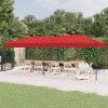 Skládací party stan červený 3 x 6 m 93541