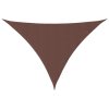 Stínící plachta oxfordská látka trojúhelníková 5x5x6 m hnědá 135843