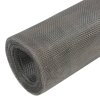 Síť proti hmyzu nerezová ocel 100 x 1 000 cm stříbrná 142259